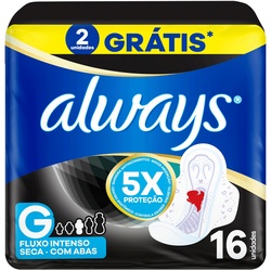 Abs Always Noturno C/ab Seca C/16 G