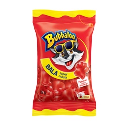 Bala Bubbaloo Patinhas Sabor Morango 15g