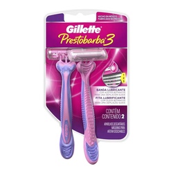 Ap Gillette Prestobarba 3 Fem C/2 Un