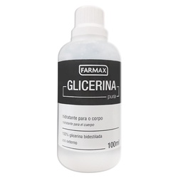 Glicerina Pura Bi Destilada 100ml Farmax