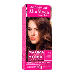 Tint Alfaparf 6.7 Castanho Lumin Claro