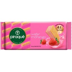Bisc Piraque Wafer Morango 100grs
