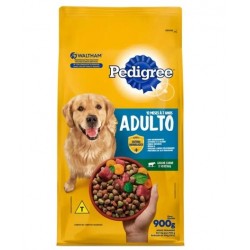Racao Cao Pedigree Dry Ad Carne Veg 900g
