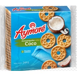 Bisc Aymore Amanteigados Coco 248g