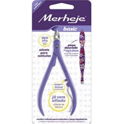 Alicate Merheje Bas Lilas Pinca Decorada