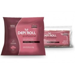 Cera Depi Roll Quente Rosa 250g Bloco