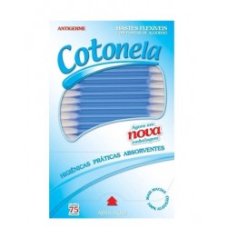 Cotonete Cotonela Cx 75u Azul